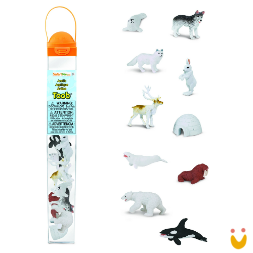 brinquedo-educativo-montessori-tubo-de-miniaturas-animais-do-artico-ludopia