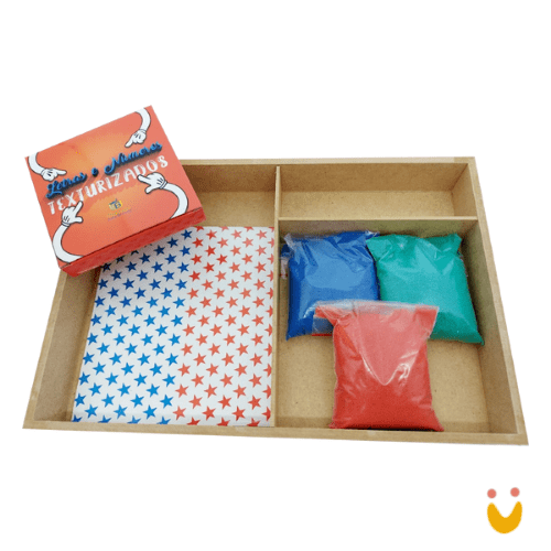 Brinquedo-educativo-caixa de-areia-letras-números-texturizados-ludopia