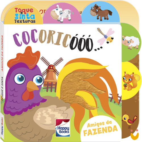 Livro-educativo-Toque e Sinta as Texturas-cocoricooo-ludopia
